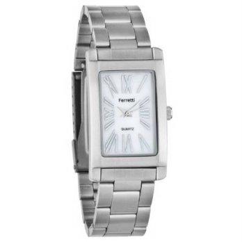 [macyskorea] Ferretti Mens | Classic Rectangular Watch with White Mother Of Pearl Face | F/9530456