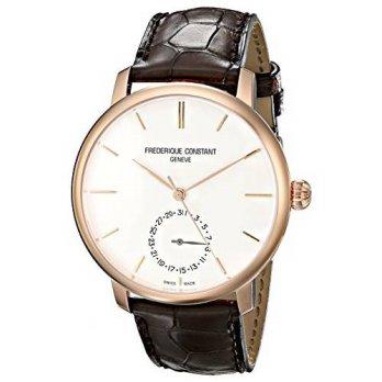 [macyskorea] Frederique Constant Mens FC710V4S4 Gold-Tone Automatic Watch with Leathe/9952180