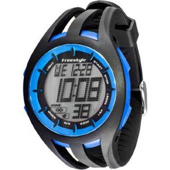 [macyskorea] Freestyle Unisex 101803 Condition Round Digital Blue Big Display Watch/9953104