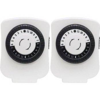 [macyskorea] GE 24-Hour On/Off Plug-In Mechanical Timer with 1 Outlet, 2-pack/9512442