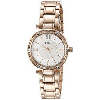 [macyskorea] GUESS Womens Quartz Stainless Steel Casual Watch, Color:Rose Gold-Toned (Mode/9529318