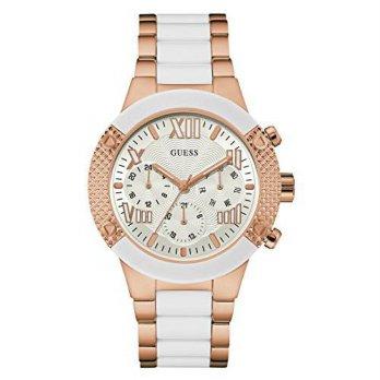 [macyskorea] GUESS Womens Quartz Stainless Steel Casual Watch, Color:Rose Gold-Toned (Mode/9528468