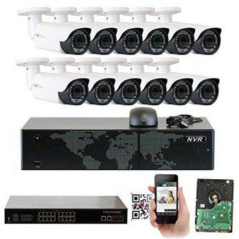 [macyskorea] GW Security 16 Channel 5MP NVR HD 1920P IP PoE Security Camera System with 12/9511062