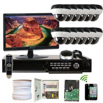 [macyskorea] GW Security Inc 12CHE1 16 Channel H.264 960H and D1 Real-Time DVR with 12 x 1/9132233