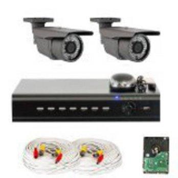 [macyskorea] GW Security Inc GW Security VD4CH2C50WD 4 CH 960H DVR Surveillance Camera Sys/9125648