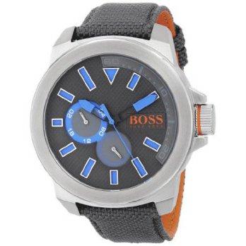 [macyskorea] HUGO BOSS BOSS Orange Mens 1513013 New York Analog Display Quartz Grey W/9951992