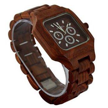 [macyskorea] Ideashop Fashion Handcrafted Red Wood Watch Man Luxury Dial Face Made Multi-E/9952106