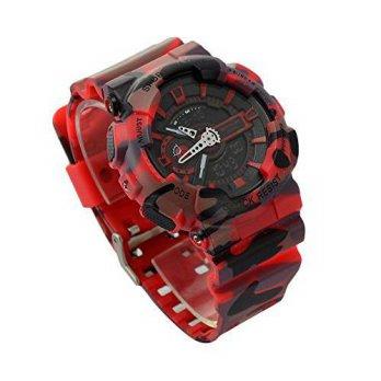 [macyskorea] Ideashop Red Mens Dual Time LED Digital Watch Dive Waterproof Sports Fashion /9528827