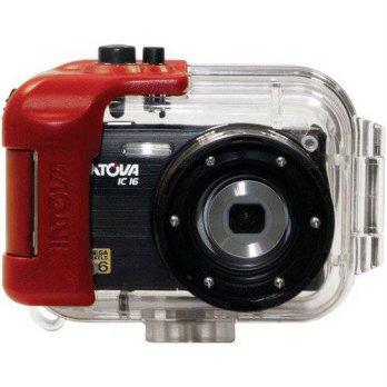 [macyskorea] Intova IC16 Sports Digital Camera with 180 Waterproof Housing (Black) [Camer/3814544