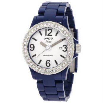 [macyskorea] Invicta Womens 1634 Angel Collection Crystal-Accented Navy Blue Watch/9529749