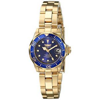 [macyskorea] Invicta Womens 17036 Pro Diver Analog Display Japanese Quartz Gold Watch/8126787