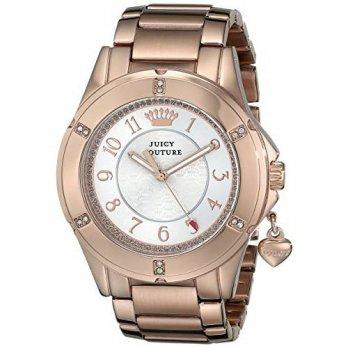 [macyskorea] Juicy Couture Womens 1901201 Rich Girl Analog Display Quartz Rose Gold W/9951802