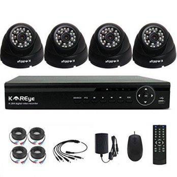 [macyskorea] KAREye 4CH 1080N AHD DVR Surveillance Security Camera System,4 Dome High Reso/9128811