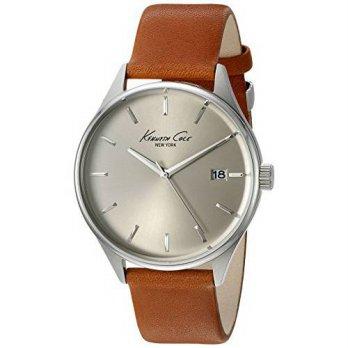 [macyskorea] Kenneth Cole New York Mens Classic Quartz Stainless Steel and Brown Leather D/9528890