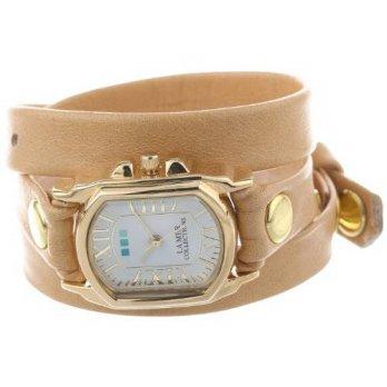 [macyskorea] La Mer Collections Womens LMCHATEAU1004 Camel Gold Chateau Wrap Watch/9951895