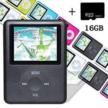 [macyskorea] Lecmal Economic Mp3 MP4 Player - 16G Micro SD Card included - Music Player Vi/7732565