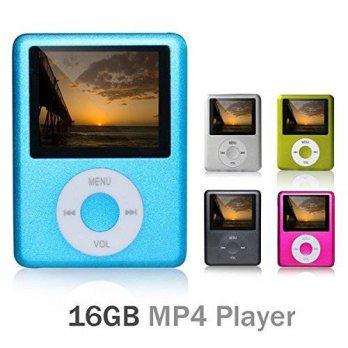 [macyskorea] Lecmal Economic Mp3 Mp4 Player - 16G Micro Sd Card Included (Blue) - 1.81 LCD/9550408