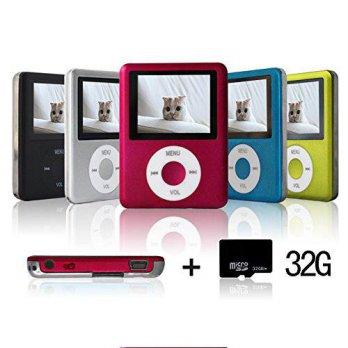 [macyskorea] Lecmal Economic Mp3 Mp4 Player - 32G Micro Sd Card Included (Rosered) - 1.81 /4157312