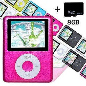 [macyskorea] Lecmal Economic Red Mp3 MP4 Player - 8G Micro SD Card included - Music Player/7131009