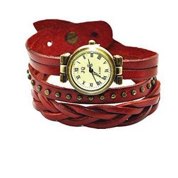 [macyskorea] MINILUJIA Genuine leather wrap bracelet, women leather wrap watch ST50/9951416