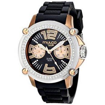 [macyskorea] MULCO Womens MW2-28086S-025 Analog Display Swiss Quartz Black Watch/9953882