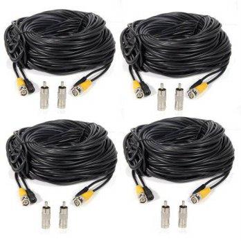 [macyskorea] Masione 4 PACK 150ft Video Power Security Camera Extension Cable Wire for CCT/9104694