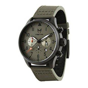 [macyskorea] Meister Watches / MSTR Watches Mens Aviator Watch | AV102NB | Black & Ta/9952216