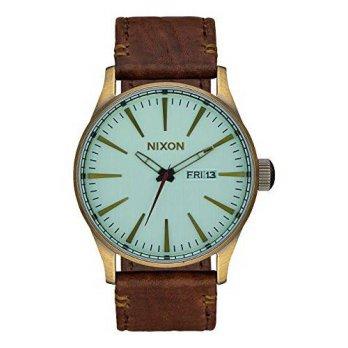 [macyskorea] NIXON Nixon Mens A1052223-00 Sentry Leather Analog Display Japanese Quartz Br/9528955