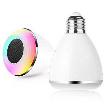 [macyskorea] Nbic Colorful Smart LED Blub Light Enceinte Bluetooth 110V - 240V 3W Lamp Blu/9194056