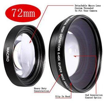 [macyskorea] Neewer 0.45x 72mm Wide Angle Lens with Macro for Canon EOS 7D, 60D, EF 28-135/3820059