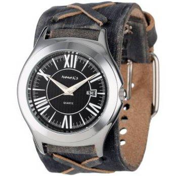 [macyskorea] Nemesis Unisex FXB099K Classics Faded Leather Band Watch/9953176