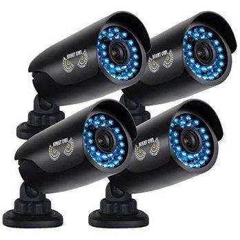 [macyskorea] Night Owl Security 4 pack of Indoor/Outdoor 720p Security Bullet Cameras with/9106546