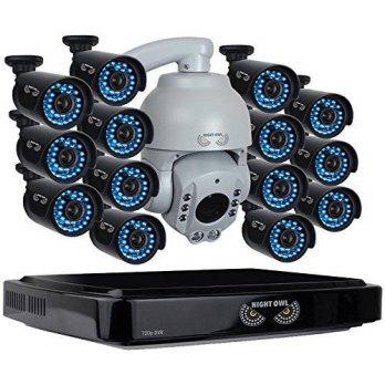 [macyskorea] Night Owl Security B-A720-162-14-1PTZ 16 Channel Analog HD DVR with 720p HD O/9106633