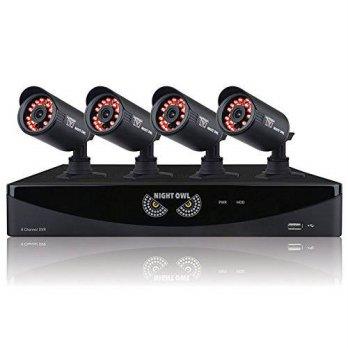 [macyskorea] Night Owl Security F6-81-4624N 8 Channel Video System with 4x650 TVL Bullet C/9512053