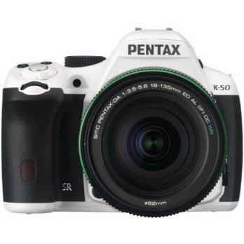 [macyskorea] Pentax K-50 16MP Digital SLR Camera Kit with DA 18-135mm WR f3.5-5.6 Lens (Wh/7070244