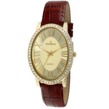 [macyskorea] Peugeot Womens 3037BR Analog Display Japanese Quartz Brown Watch/9776614