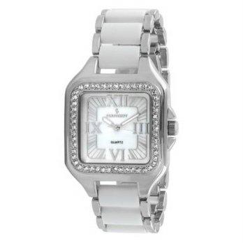 [macyskorea] Peugeot Womens 7060S Swarovski Crystal Bezel Silver-Tone and White Acryl/9952165