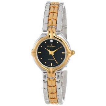 [macyskorea] Peugeot Womens 775TT Two-Tone Genuine Diamond Bracelet Watch/9953601