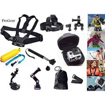 [macyskorea] ProGear 10 in 1 Ultimate Mount Bundle For GoPro Hero 4/3+/3/2/1 Everything In/7070536