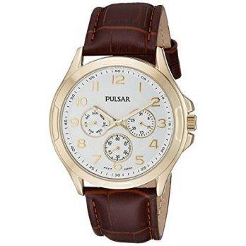 [macyskorea] Pulsar Mens PP6206 Chronograph Analog Display Japanese Quartz Brown Watch/9529227