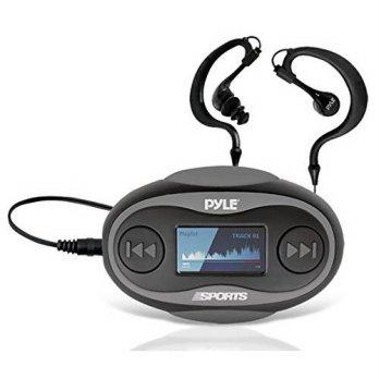 [macyskorea] Pyle PSWP25BK 4GB Waterproof MP3 Player/FM Radio with Waterproof Headphones (/540011