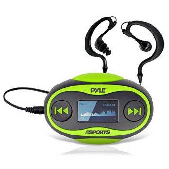 [macyskorea] Pyle PSWP25GR 4GB Waterproof MP3 Player/FM Radio with Waterproof Headphones (/5226900
