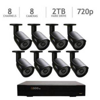 [macyskorea] Q-See QC958-8Y5-2 8 Channel DVR Security System, 8 HD 720p Cameras 2TB HDD, -/9510960