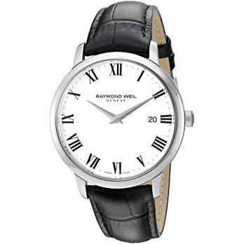 [macyskorea] Raymond Weil Mens Toccata Swiss Quartz Stainless Steel and Lea/9951831