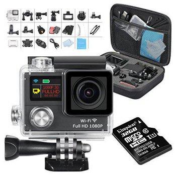 [macyskorea] Raynic Full HD 1080P WiFi Action Sports Camera Dual Screen Wide Angle 170A+ H/7697413