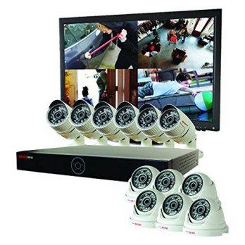 [macyskorea] Revo RG161D6CB6CM24-4T Genesis HD 16 Ch. 4TB NVR Surveillance System with 12 /9129975