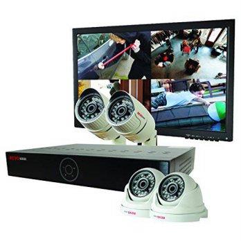 [macyskorea] Revo RG41D2CB2CM22-1T Genesis HD 4 Ch. 1TB NVR Surveillance System with 4 108/9130162