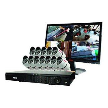 [macyskorea] Revo RT161B12GM24-2T T-HD 16-CH 2TB DVR Surveillance System with 12 T-HD 1080/9113432