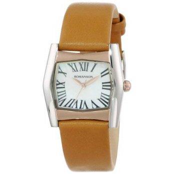 [macyskorea] Romanson Womens RL2623LL1JM15R Classic Swiss Quartz Mother-Of-Pearl Dial Watc/9528741