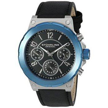 [macyskorea] Stuhrling Original Mens 701.02 Leisure Gen X Sirocco Quartz Day and Date Blue/9529489